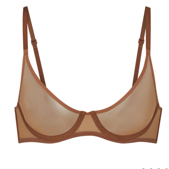 Skims Ultra Fine Mesh Scoop Bra NWOT - Picture 1 of 5